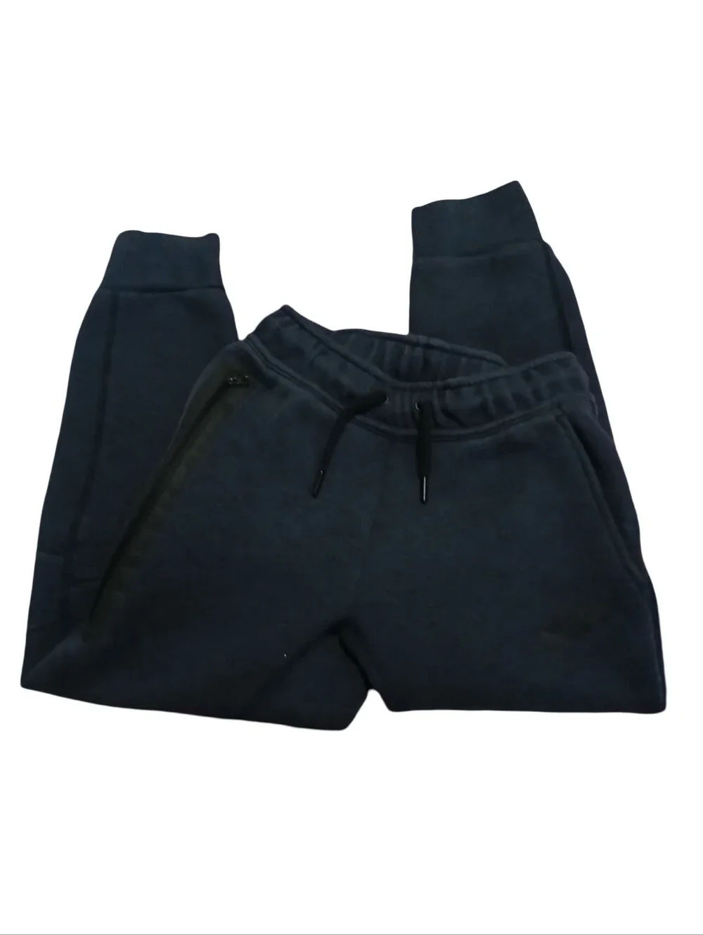 Nike Tech Pants Fleece Kids' Joggers Navy Blue Small Sportswear